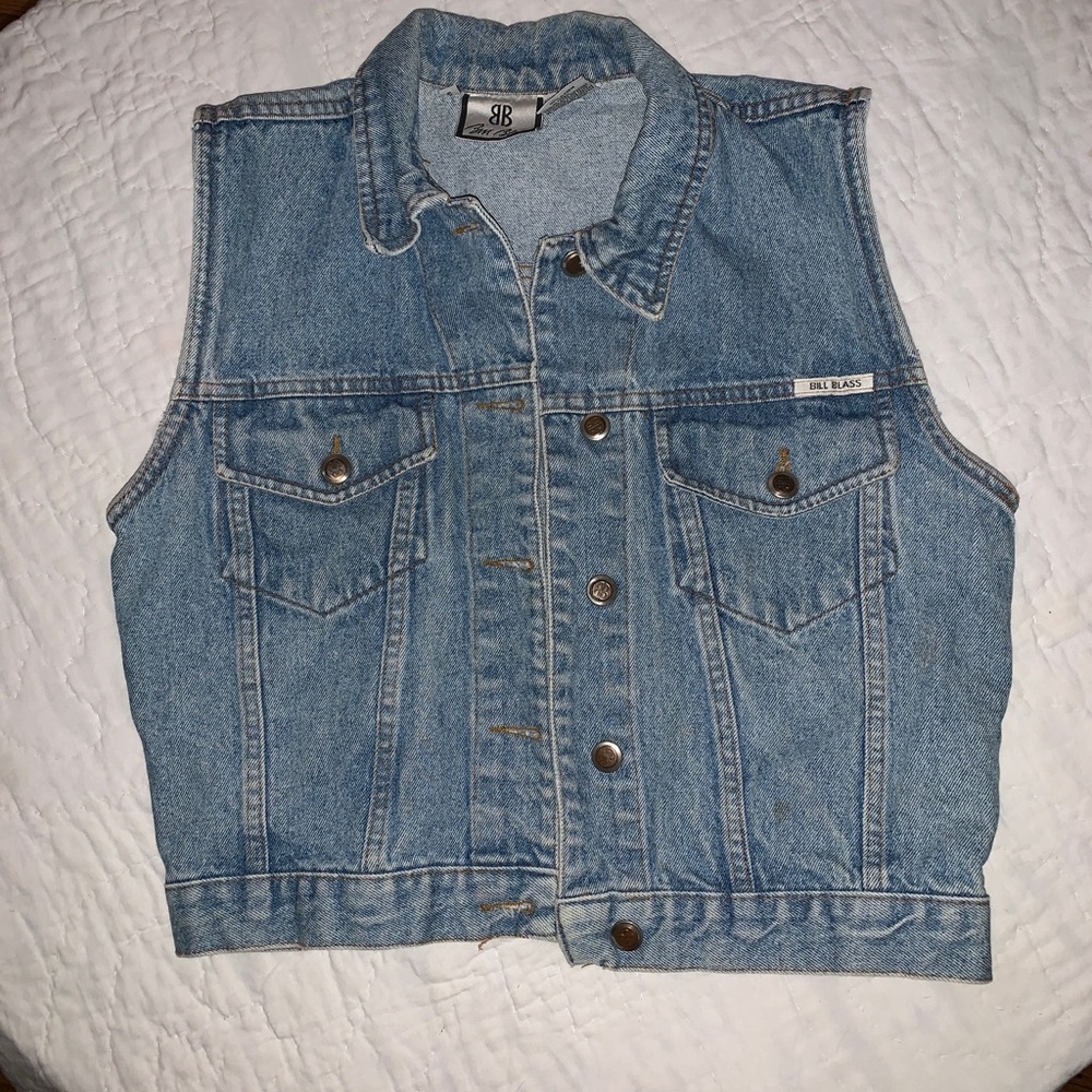 BILL BLASS JEAN VEST